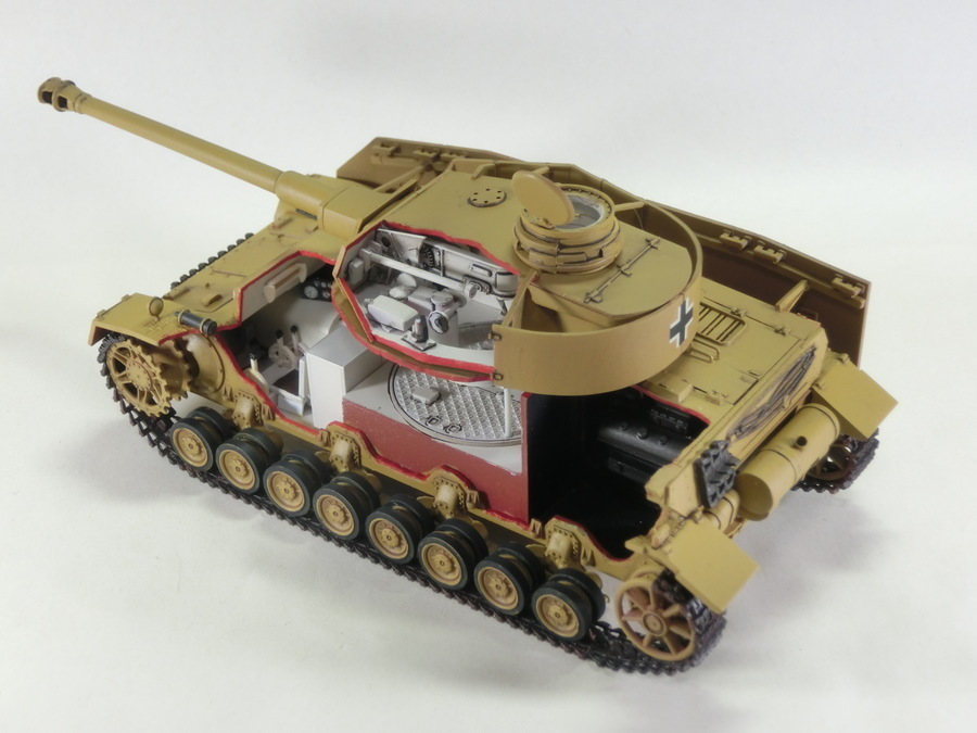 mBD629b [欠品あり] 旧バンダイ 1/48 ヨンパチ機甲師団 ドイツ 4号戦車 