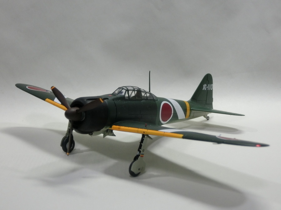 タミヤ1/72 零式艦上戦闘機21型 制作記 4: 日の丸航空隊の模型日記