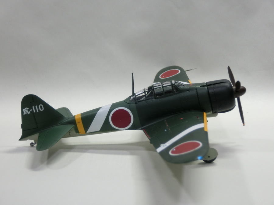 タミヤ1/72 零式艦上戦闘機21型 制作記 4: 日の丸航空隊の模型日記