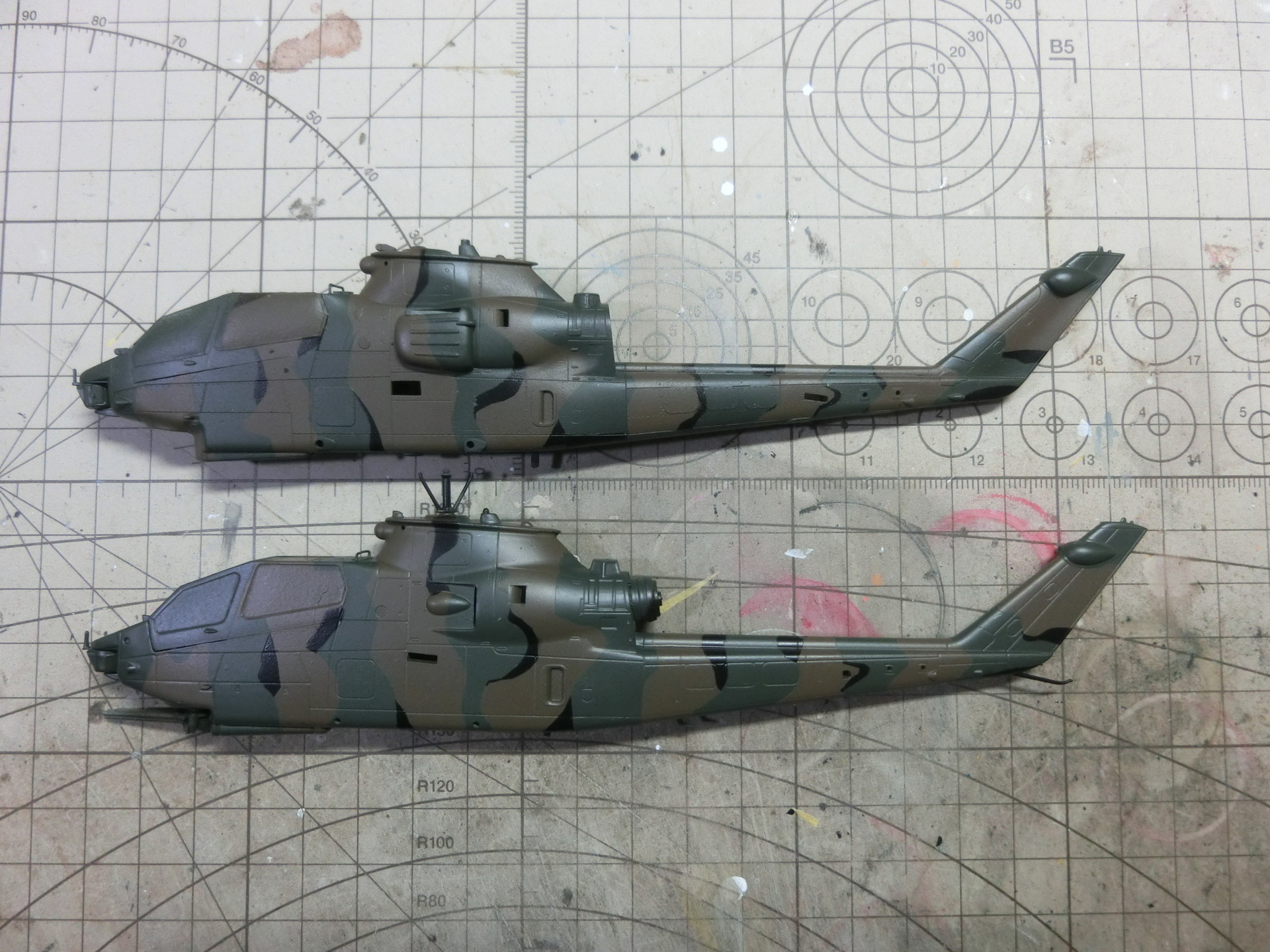 ハセ・童友社1/72 AH-1Sコブラ 制作記 ３: 日の丸航空隊の模型日記