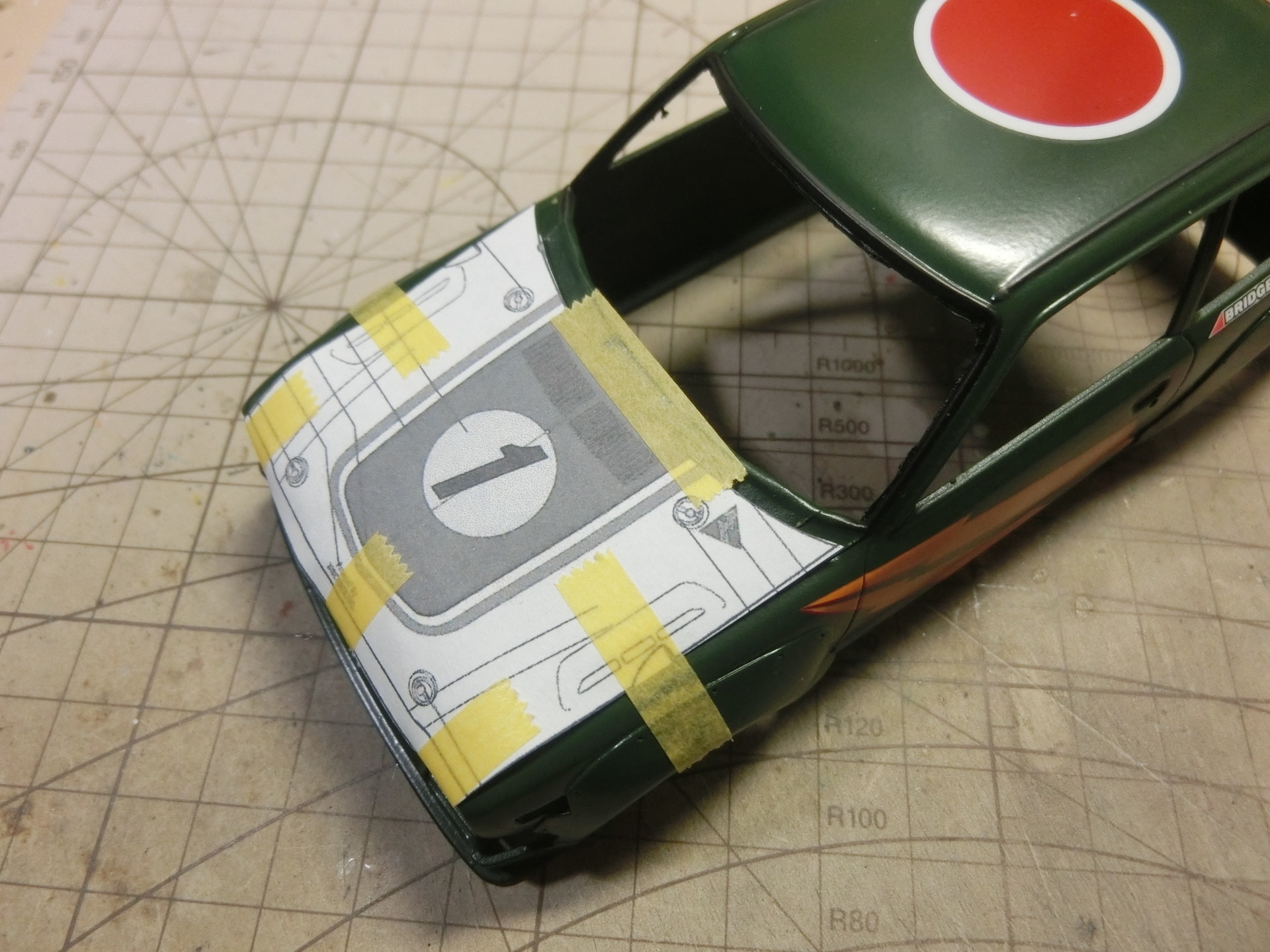 ハセガワ1/24 シビックSB-1 制作記 11: 日の丸航空隊の模型日記