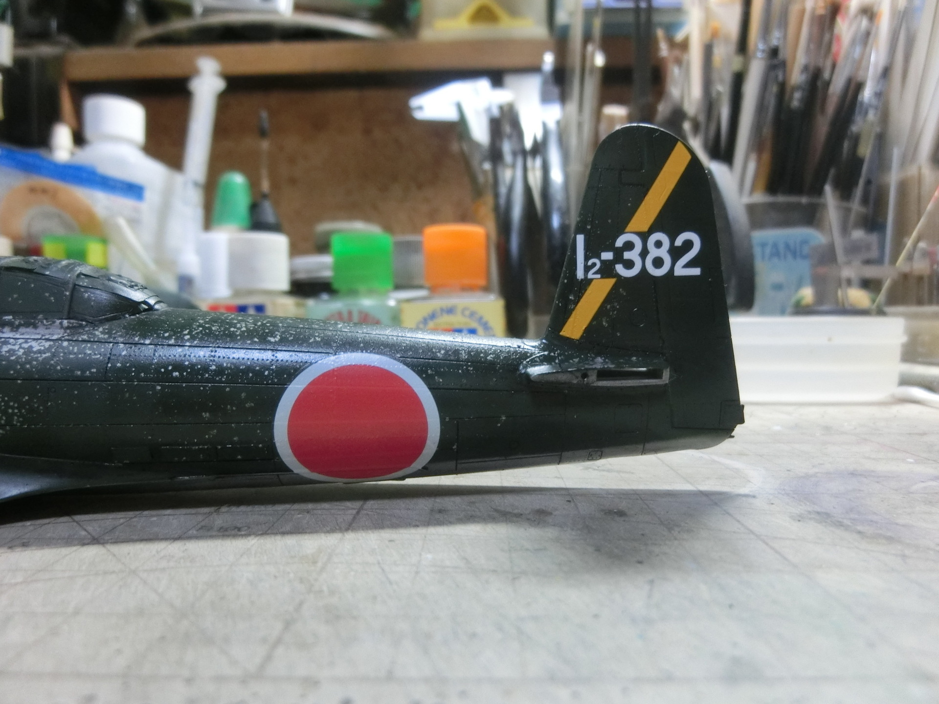 ハセガワ1/48 艦上攻撃機「天山12型」 制作記 13: 日の丸航空隊の模型日記