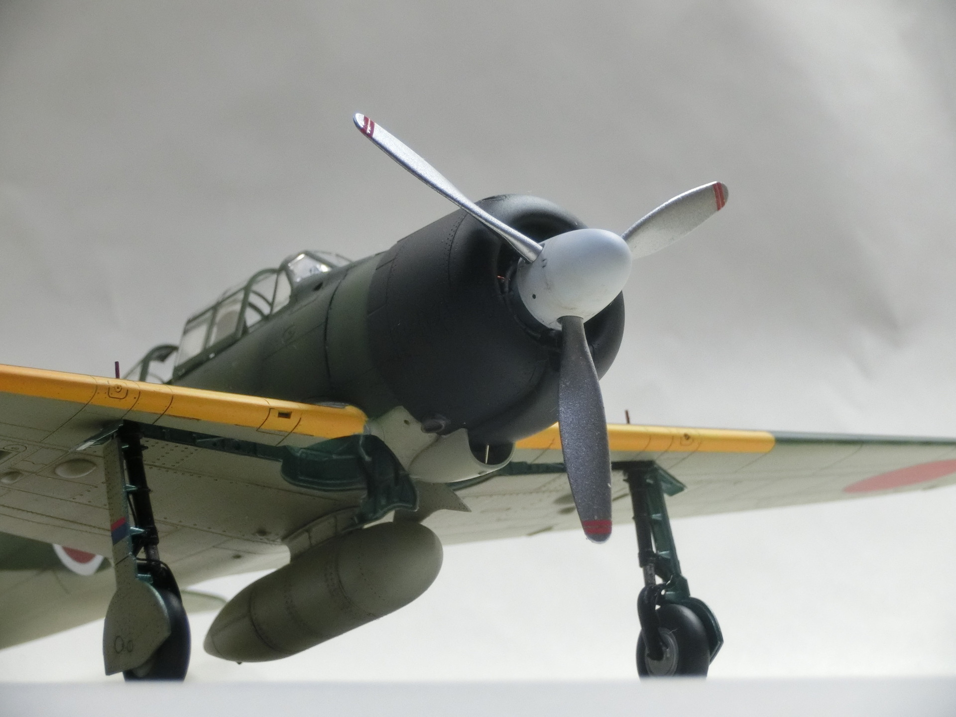 エデュアルド1/48 零戦21型改造「複座零戦」 制作記 9: 日の丸航空隊の模型日記