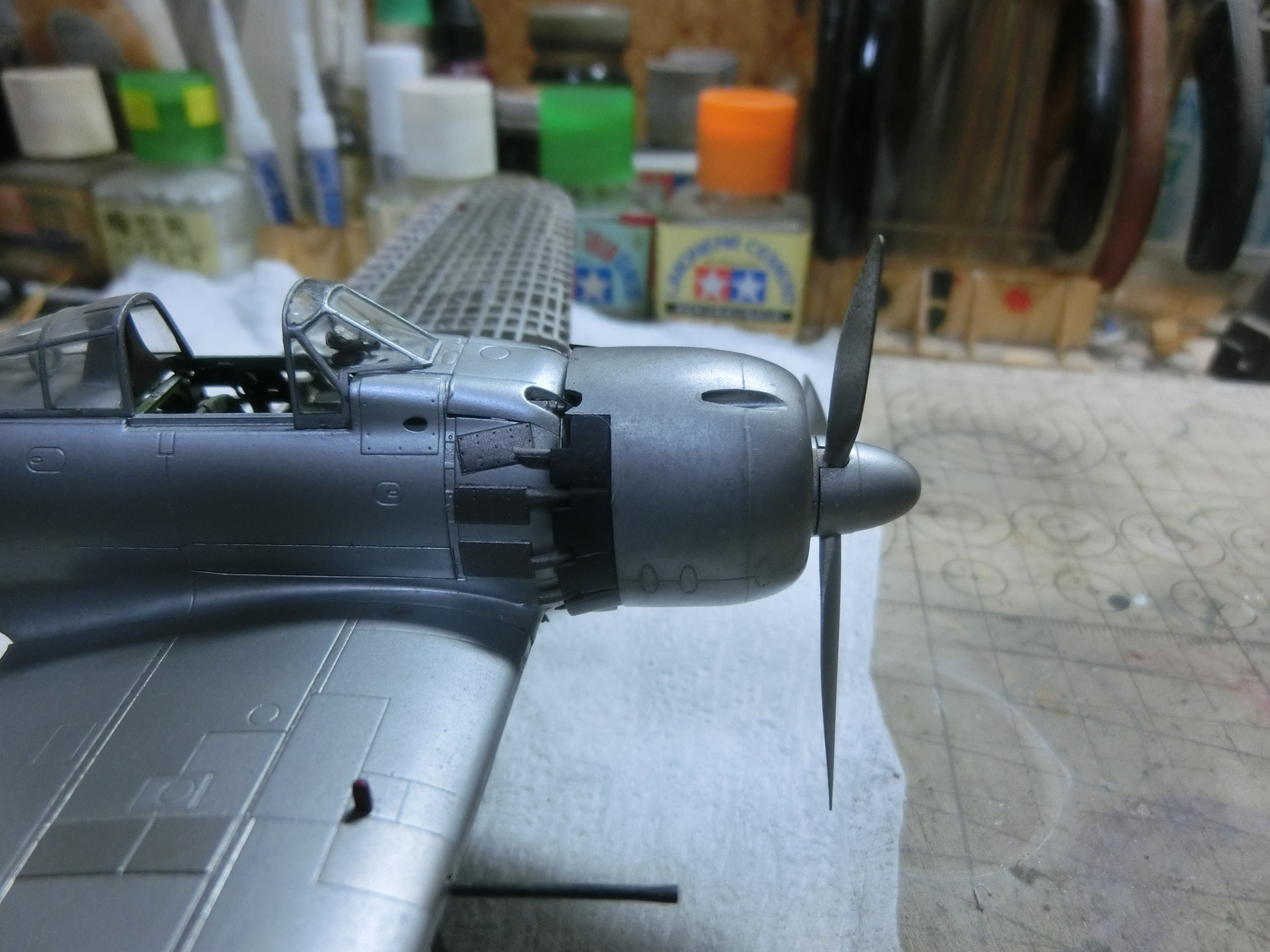 トミーテック1/48 零戦52型修復 2: 日の丸航空隊の模型日記